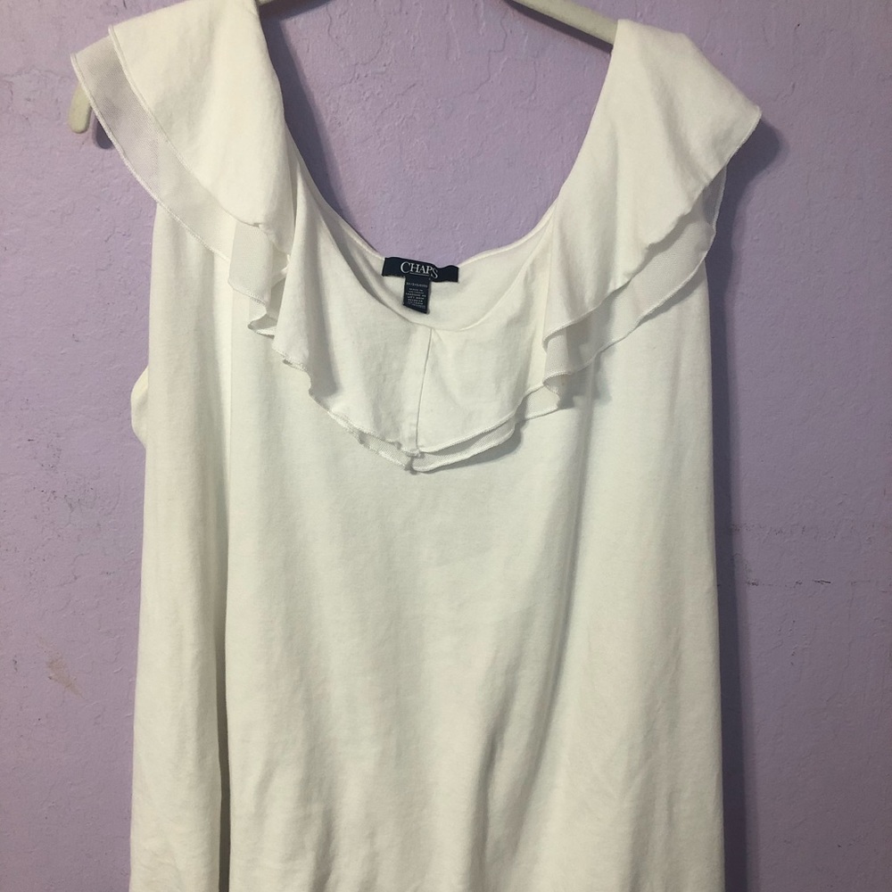 White tank top